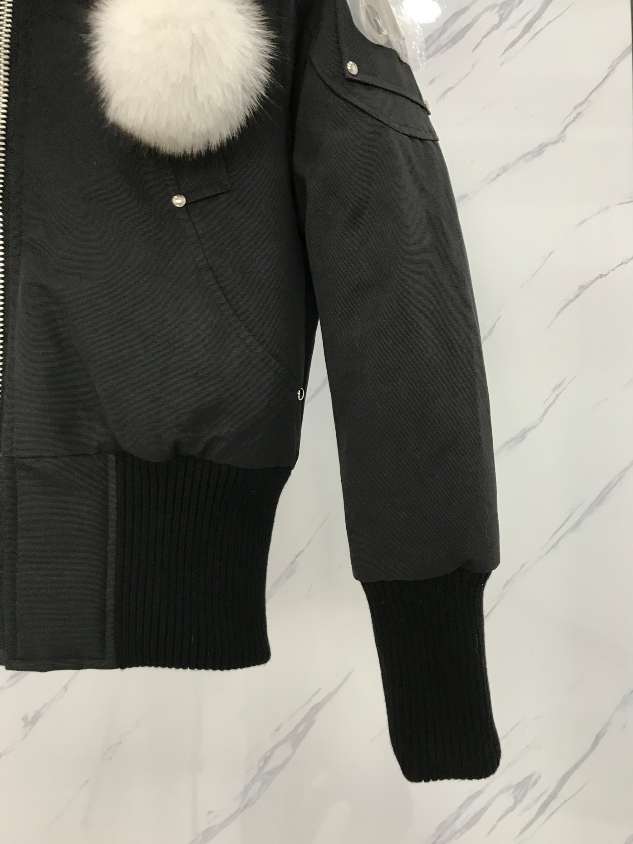 Moose Knuckles Fur-Trim Hooded Bomber Jacket Moose Knuckles Fur-Trim Hooded Bomber Jacket